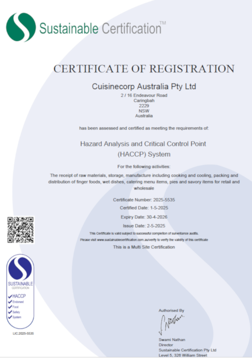 HACCP Apr 2026